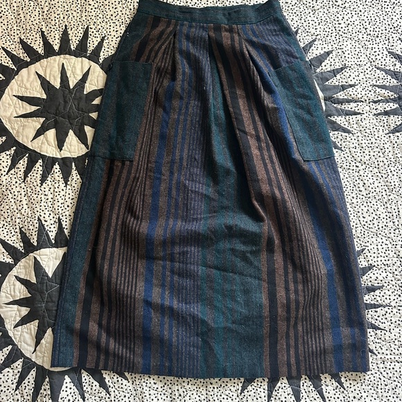 Vintage Dresses & Skirts - Vintage 70’s wool blend skirt